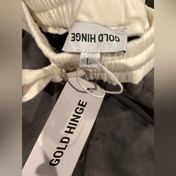 NWT Gold Hinge Charcoal Wide Leg Pants - Picture 8 of 9